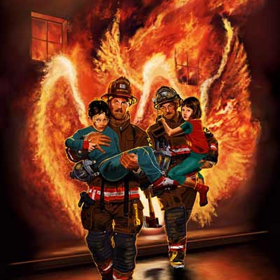 Картины про пожарных