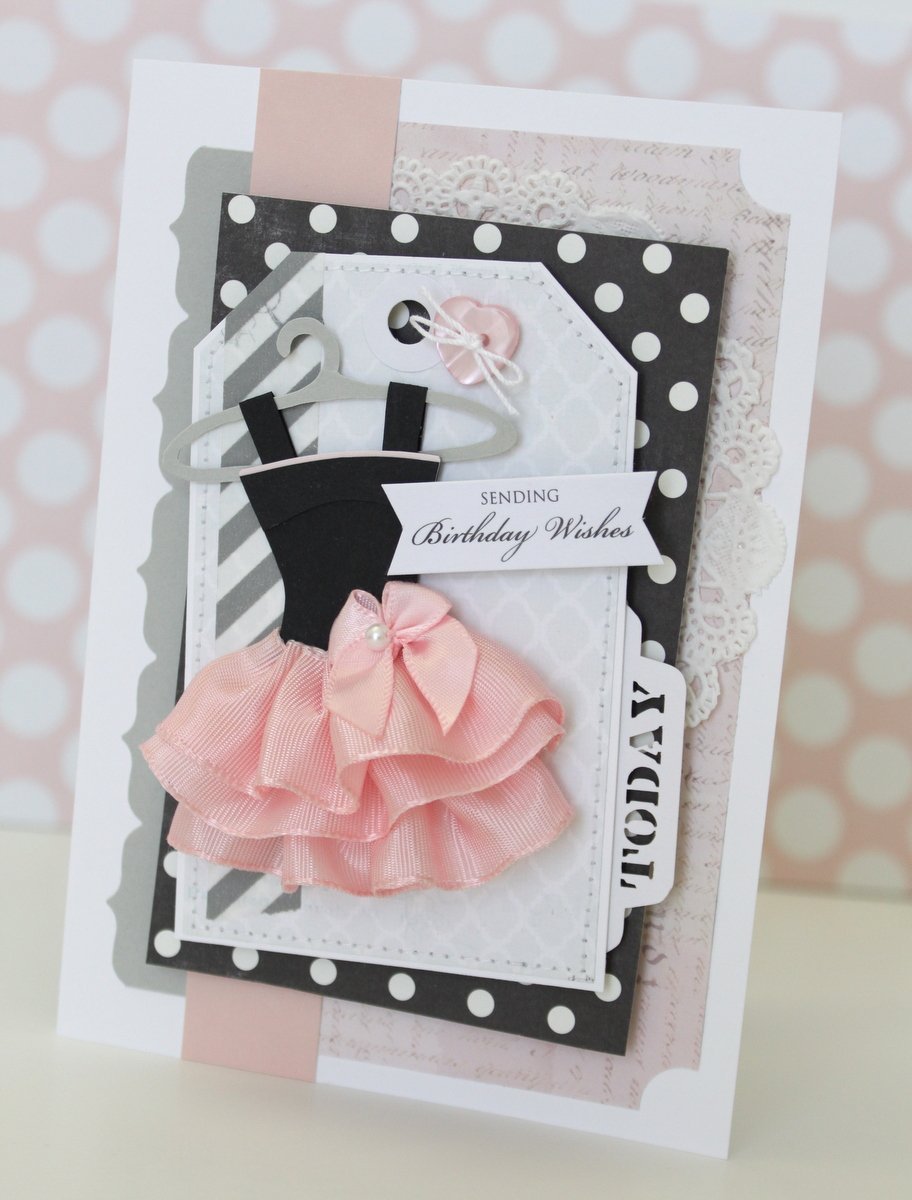 Открытка с днём рождения девушке своими руками