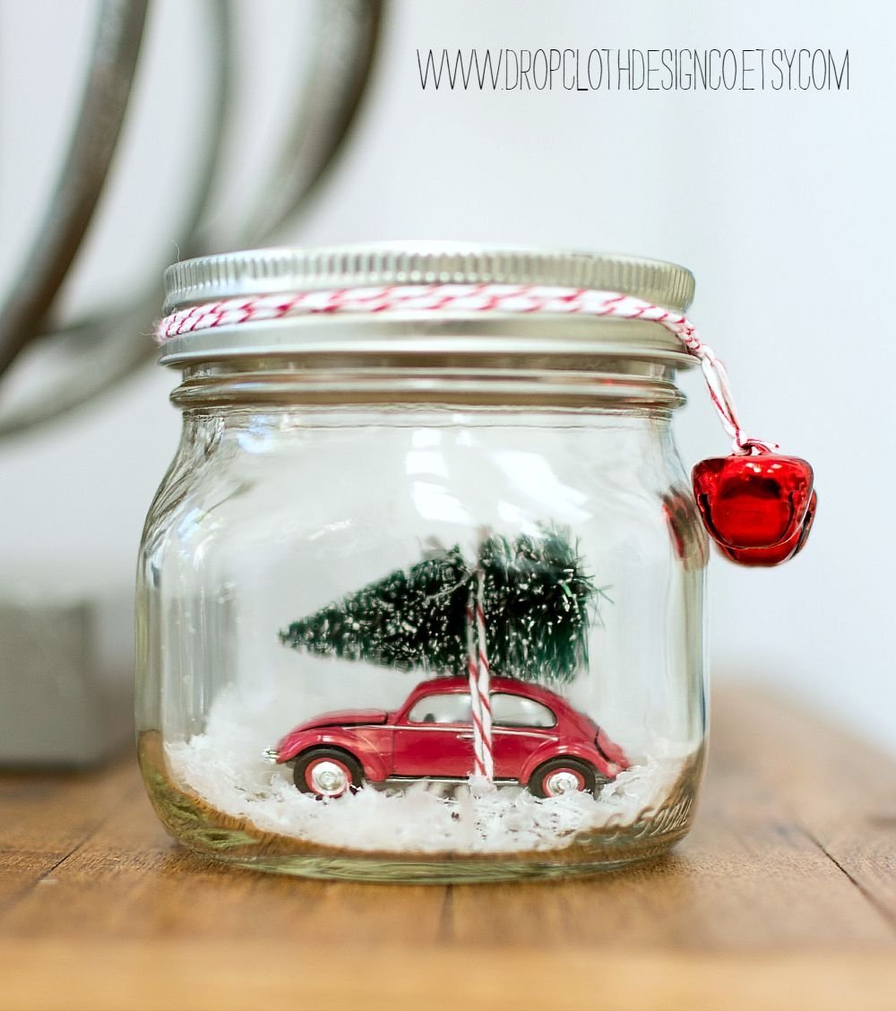 Новогодние композиции в баночках