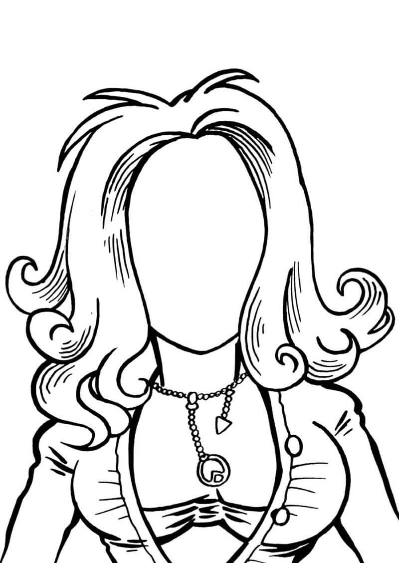 Раскраски портреты людей