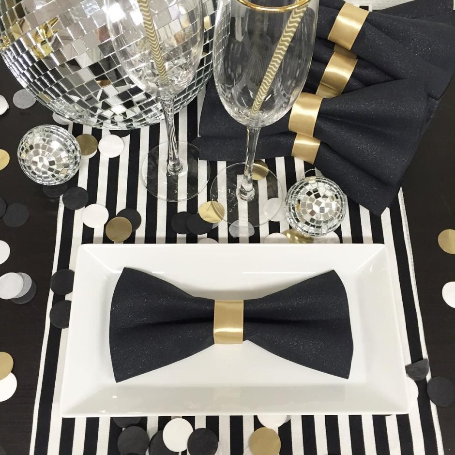 Украшение стола на мужской юбилей