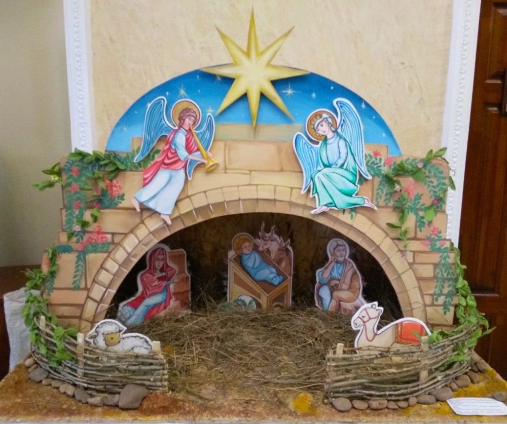 Рождественский вертеп звезда