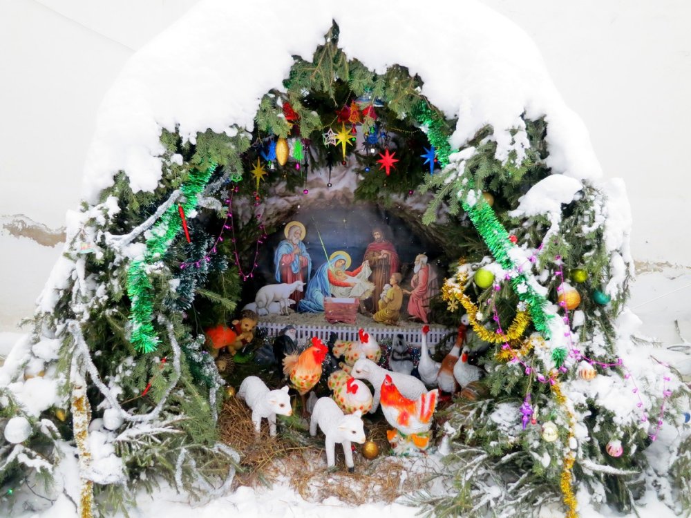 Рождественский вертеп в России