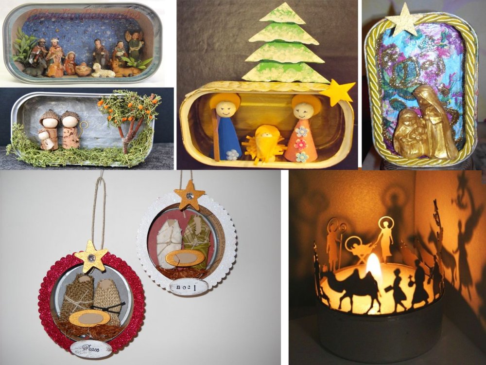 Рождественская поделка в школу