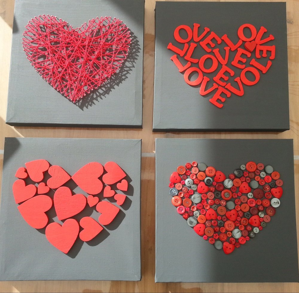 Поделки на день влюбленных