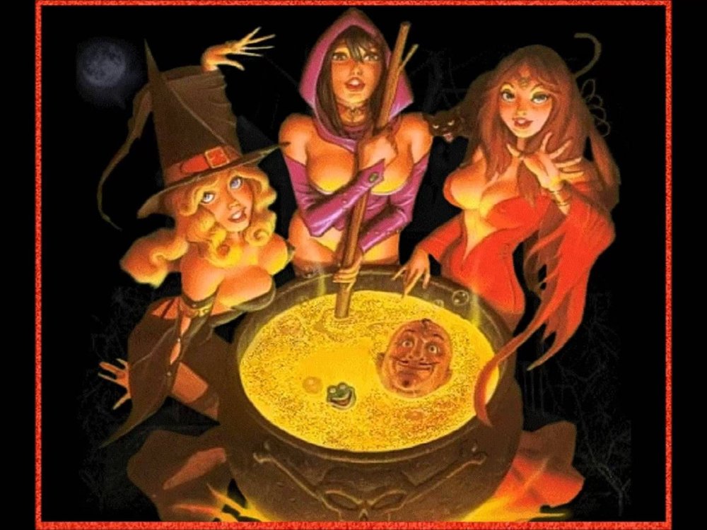 Ведьмы вокруг костра