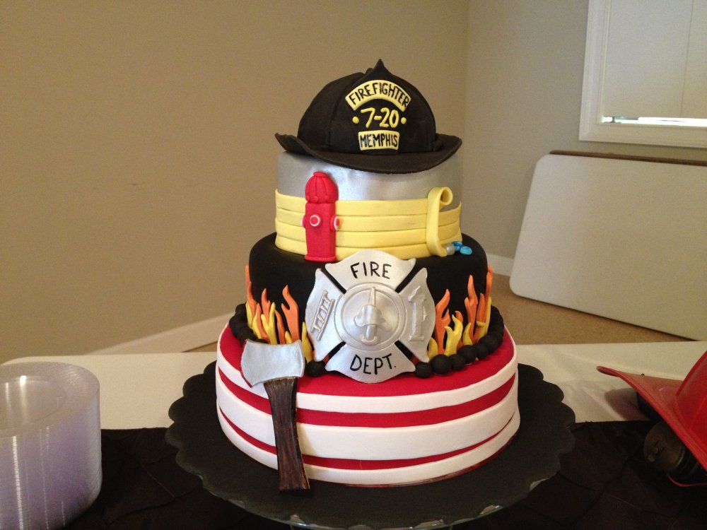 Торт «пожарному»