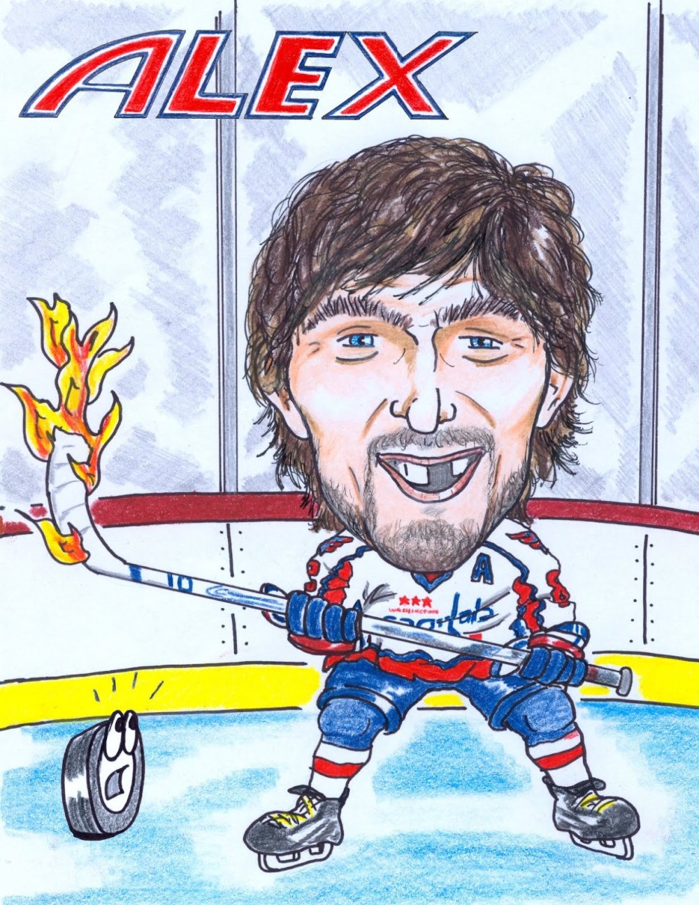 Овечкин шарж