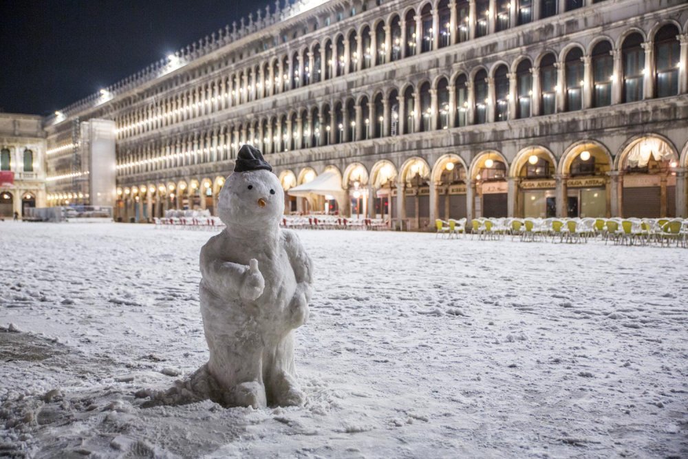 Венеция Италия зимой