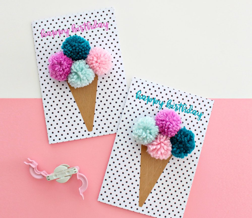 Открытка на день рождения своими руками