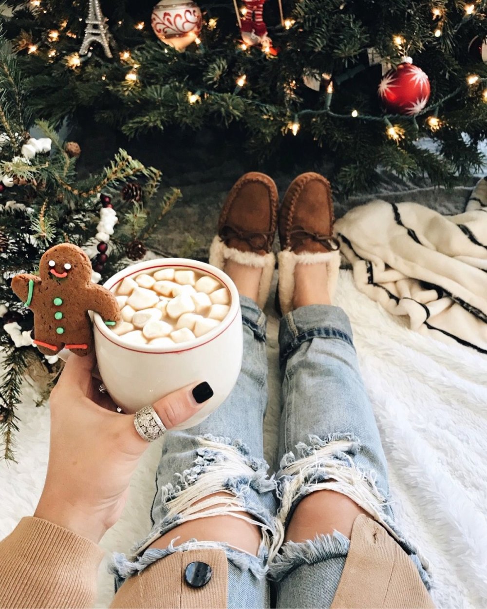Новогодняя фотосессия в носках