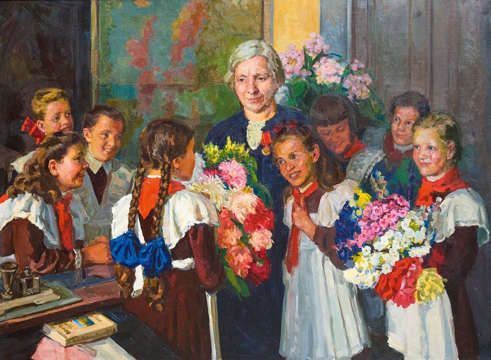 Харьковский Абрам картины награда учителя