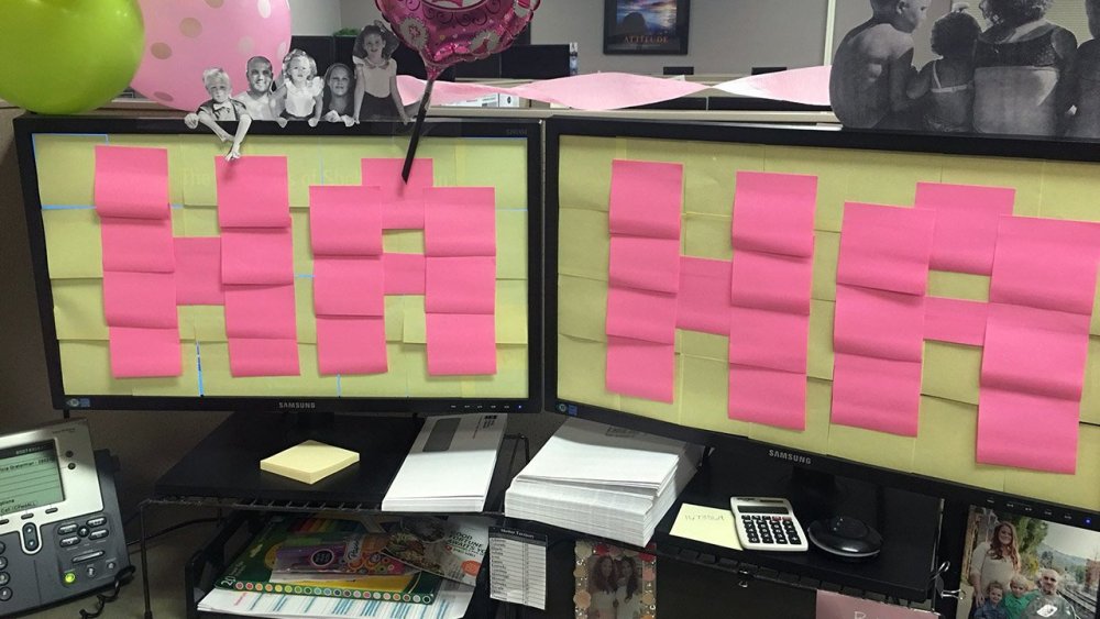 Украшение офиса на день рождения