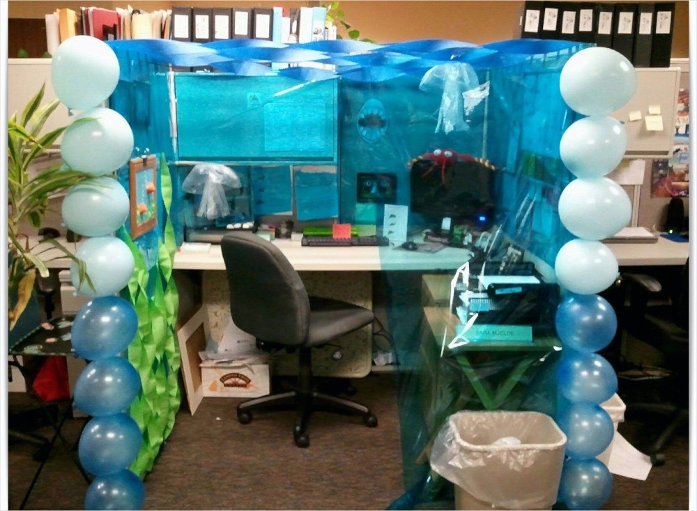Украшение офиса на день рождения