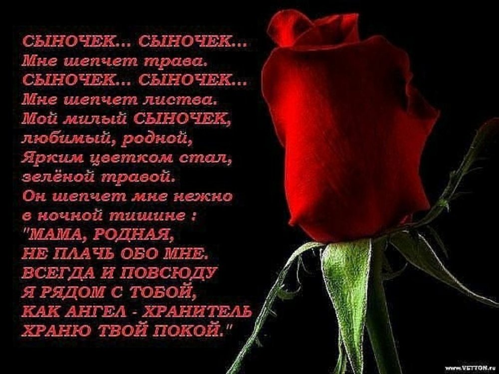 Стихи о смерти сына