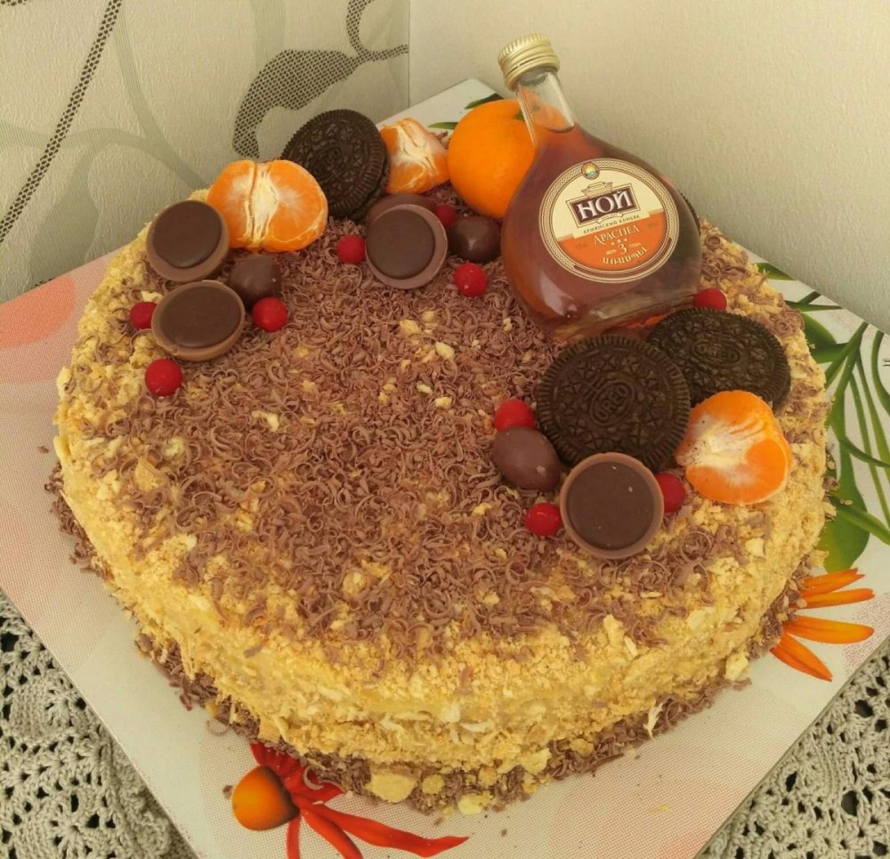 Торт медовик медовый пух