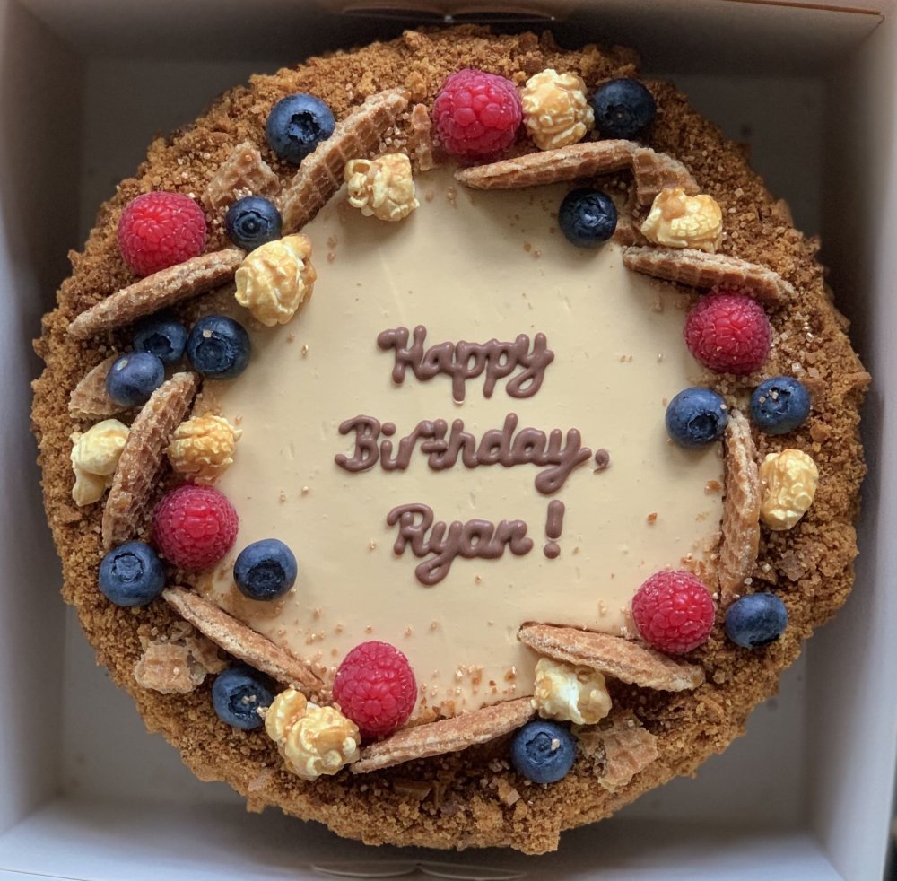 Украшение медовика для мамы