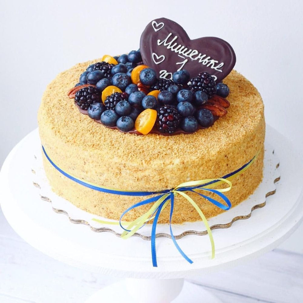 Украшение медовика на день рождения