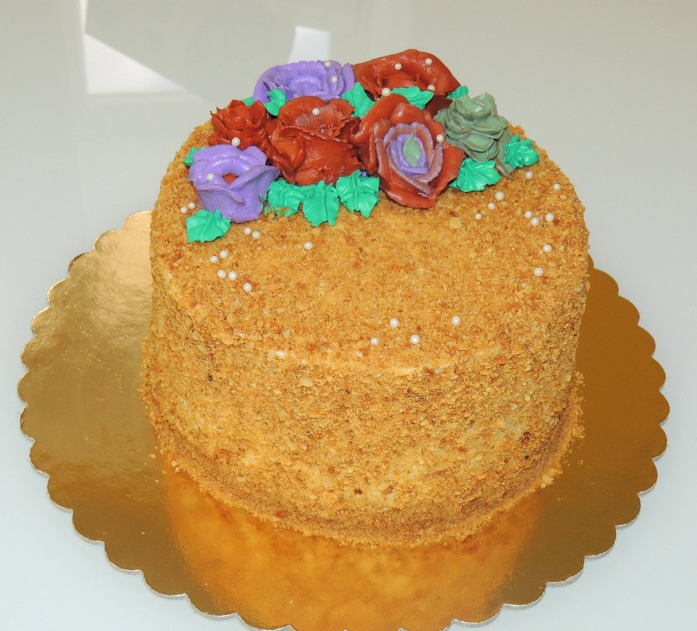 Украшение торта медовик на день рождение ребенка