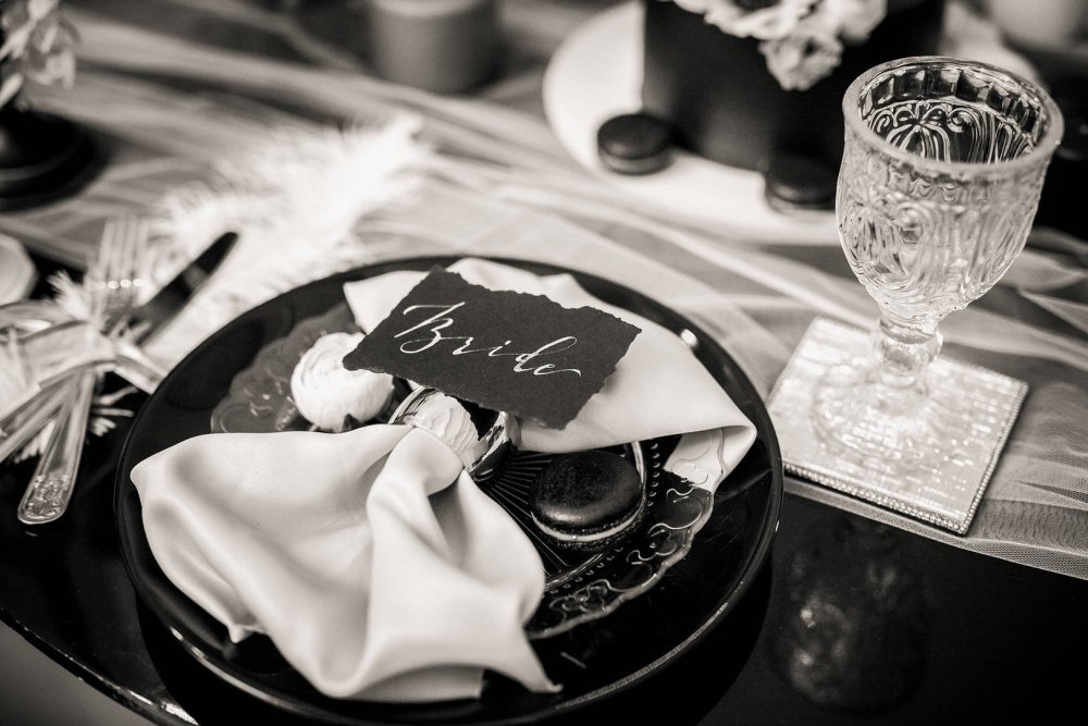 Свадьба в черном стиле