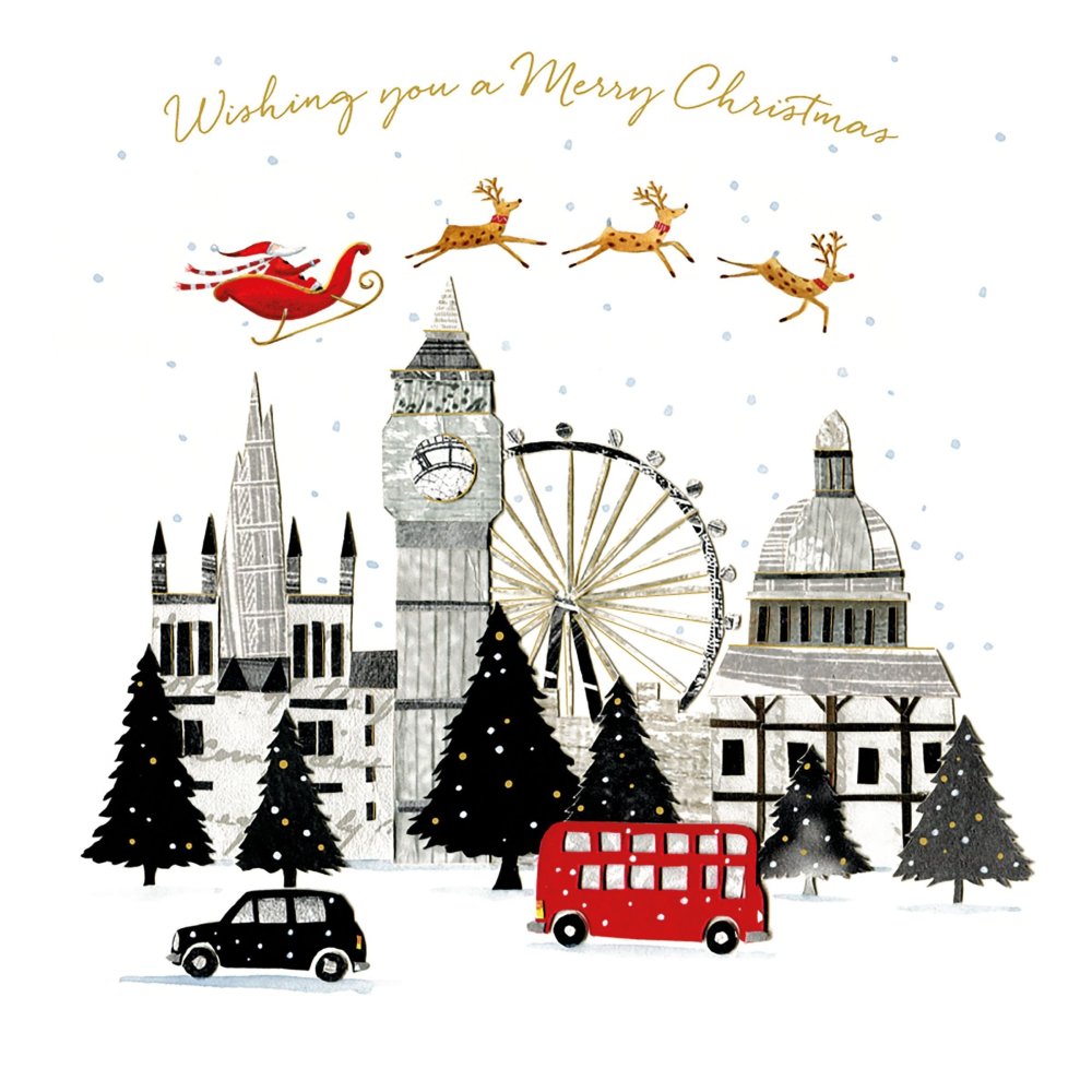 Новогодние открытки Лондон