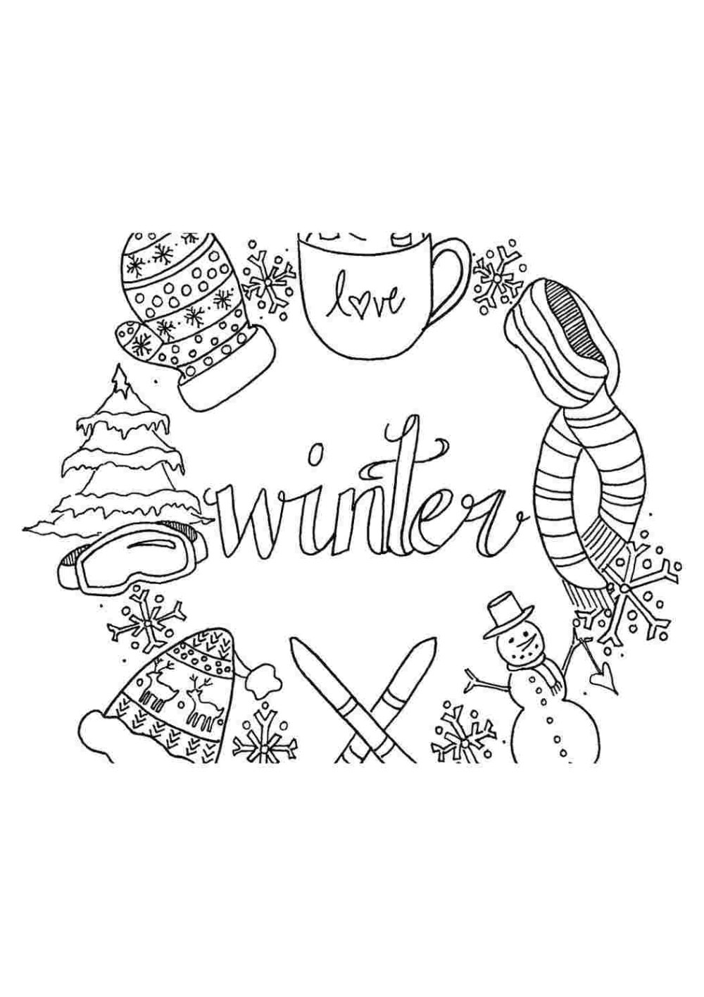 Новогодние наклейки черно белые