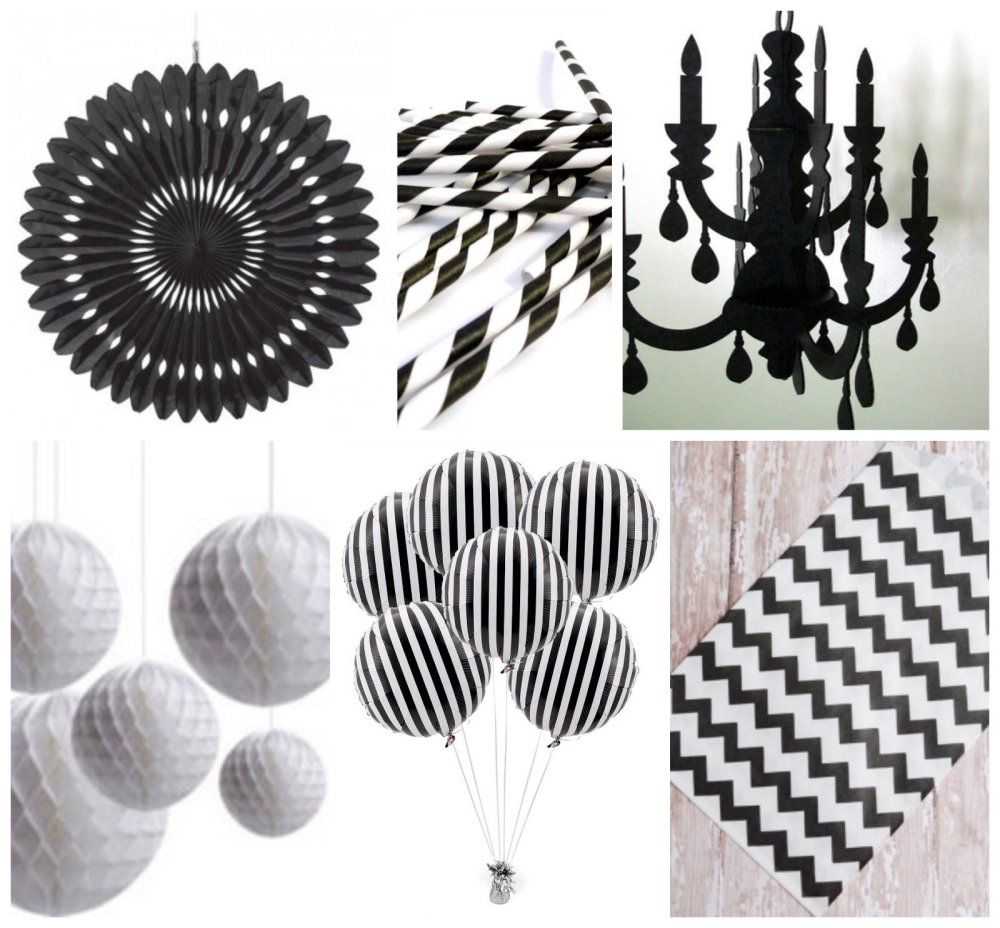 Декорации чб