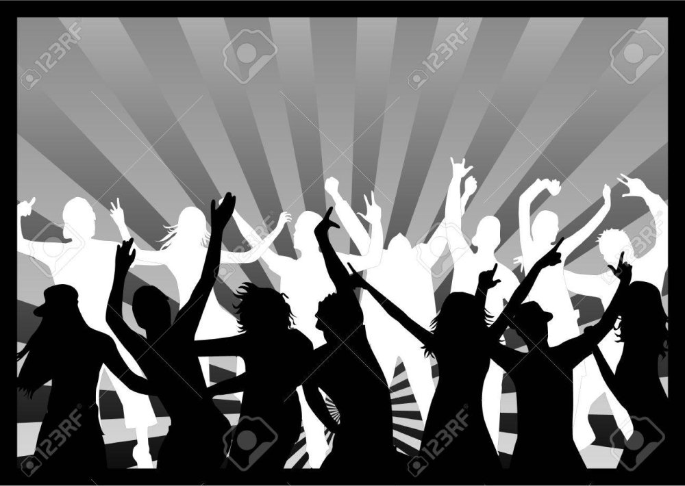 Черно белое пати