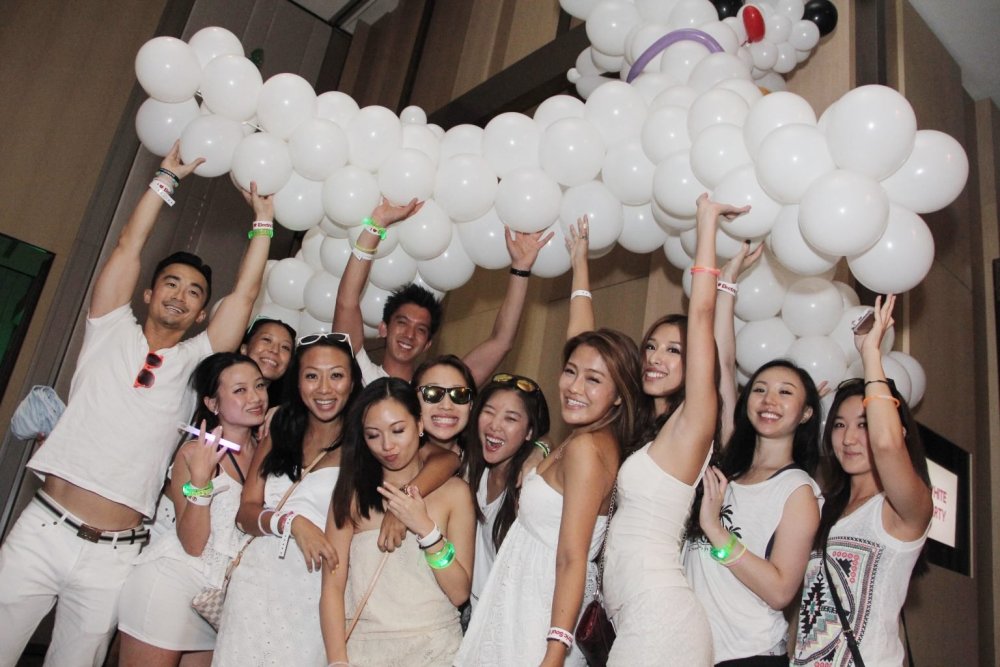 Черно белая вечеринка на день рождения