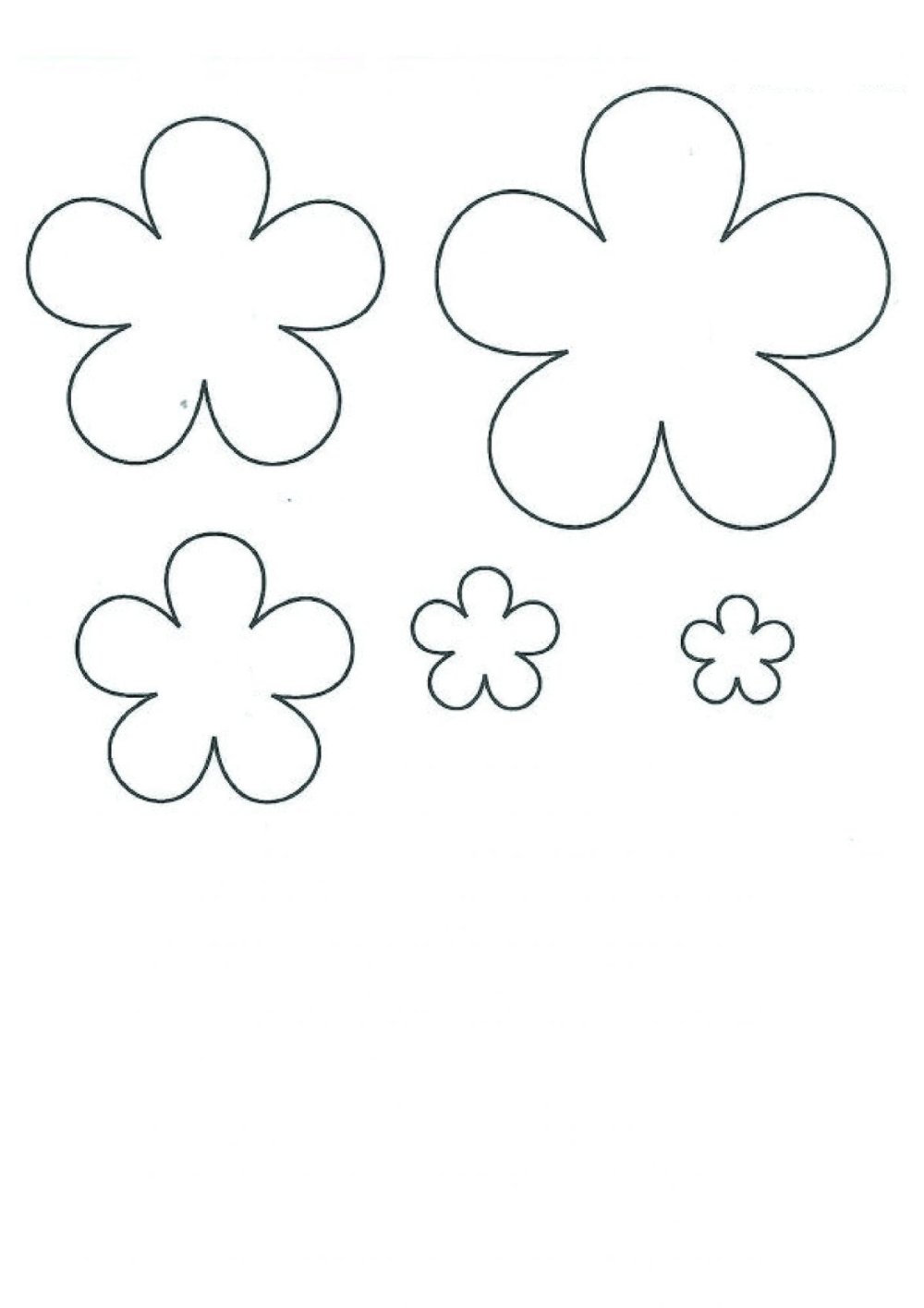 Трафарет "цветы"