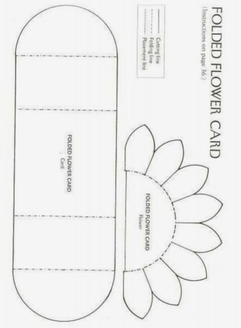 Раскладные открытки шаблоны