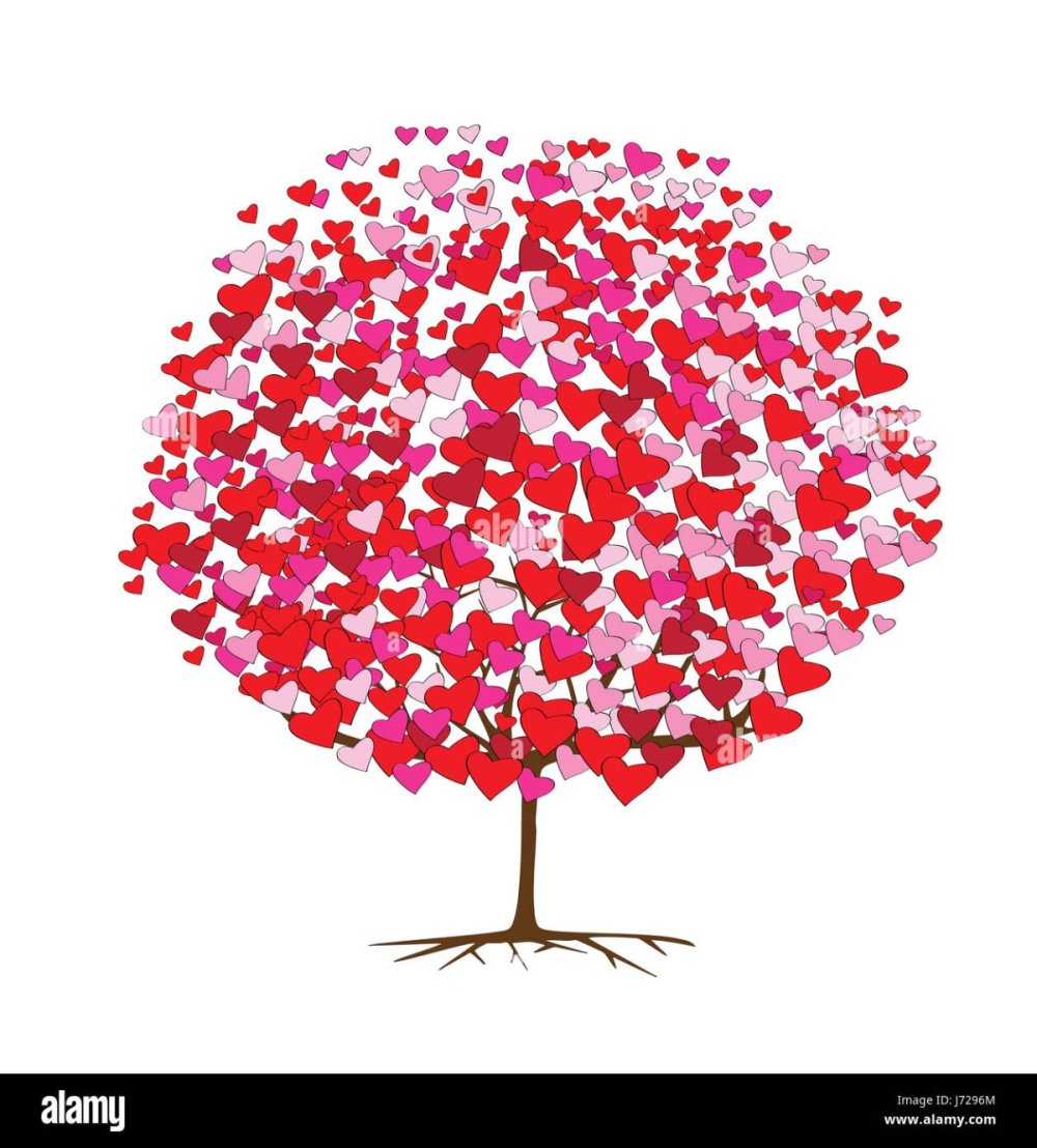 День Валентина дерево любви