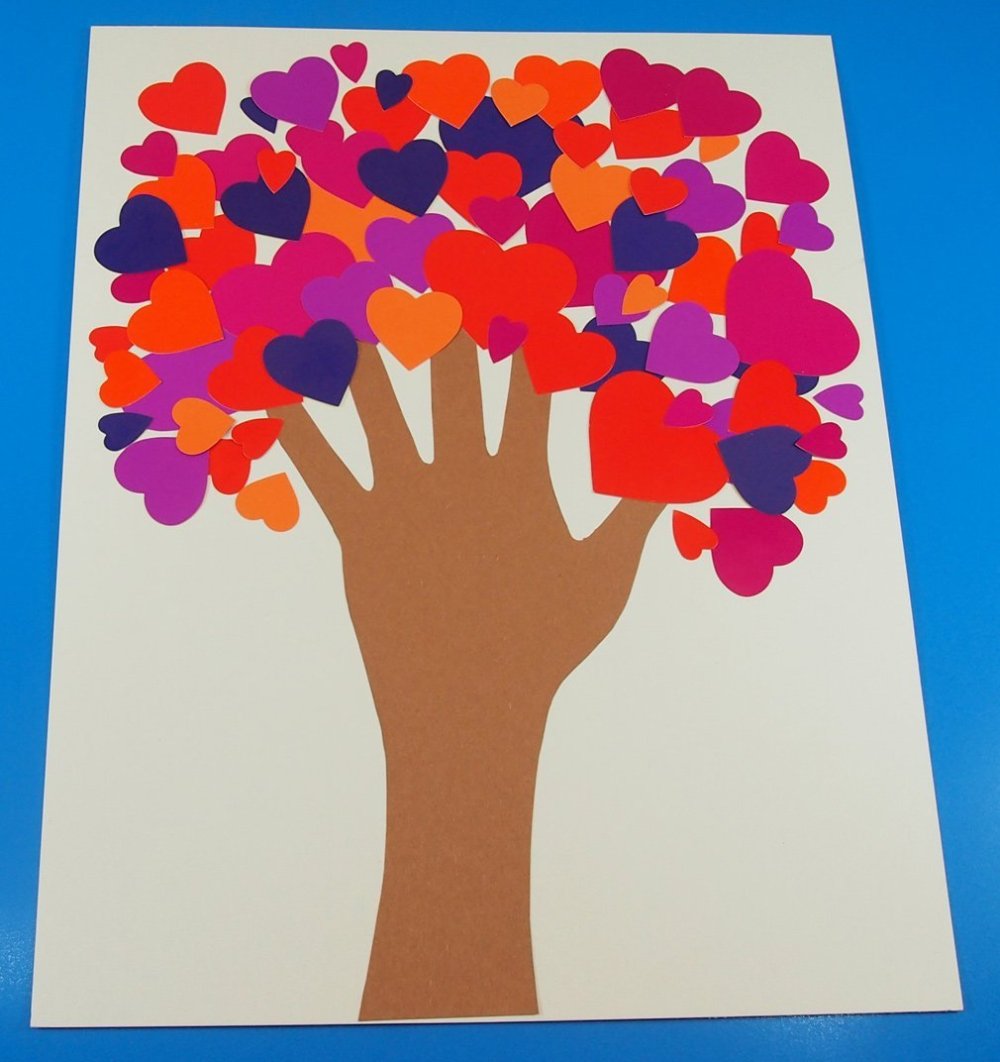 Аппликация на тему деревья