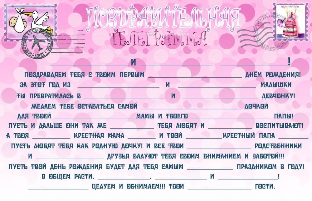 Сценарий на день рождения