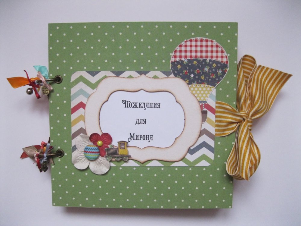 Альбом с пожеланиями на день рождения