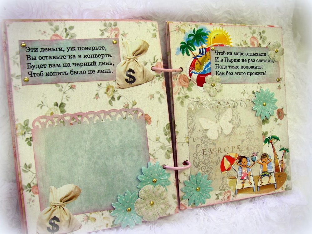 Оригинальный фотоальбом с пожеланиями