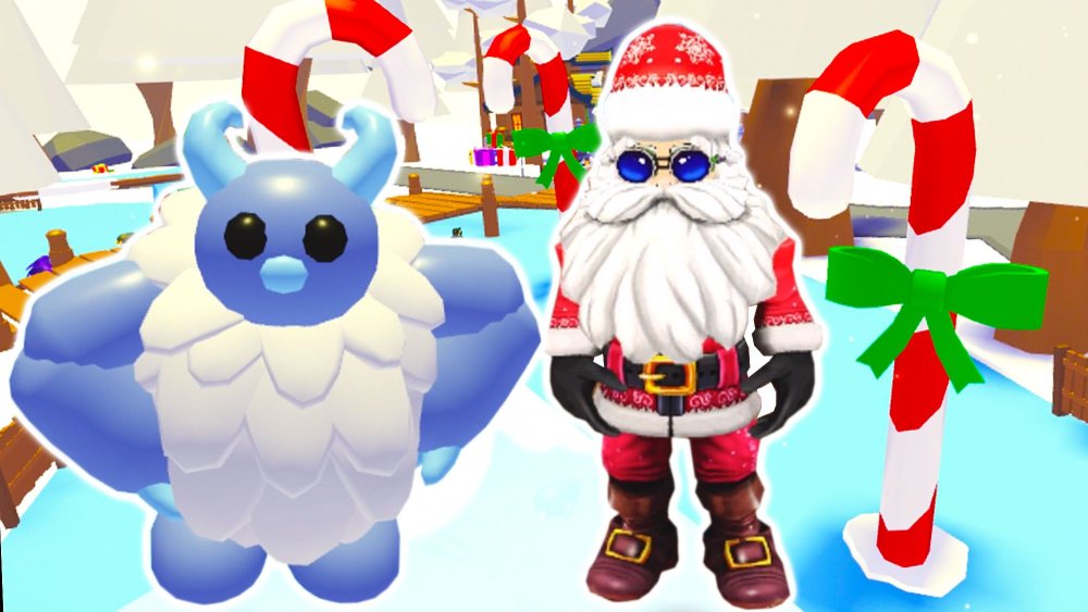 Снеговик в адопт ми РОБЛОКС