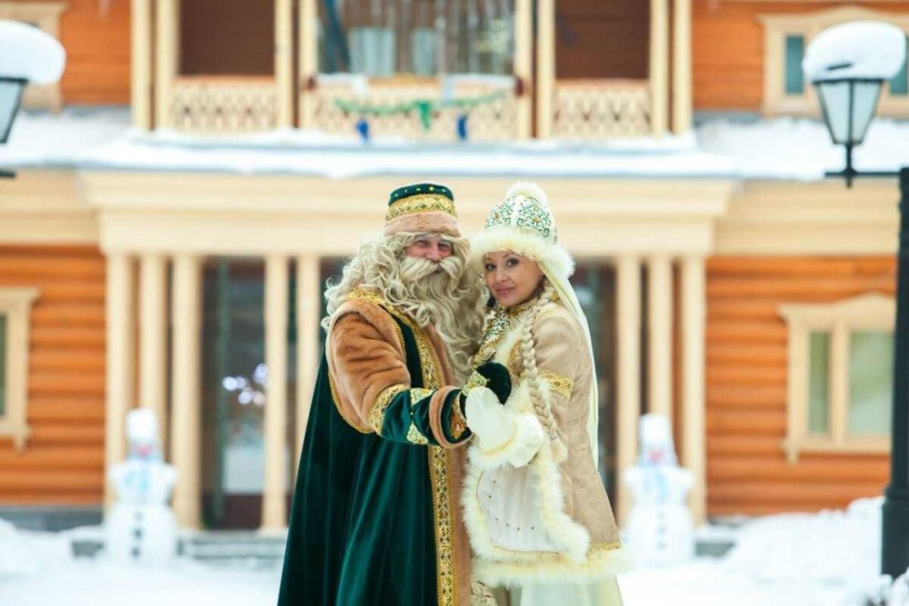 Татарский дед Мороз кыш Бабай